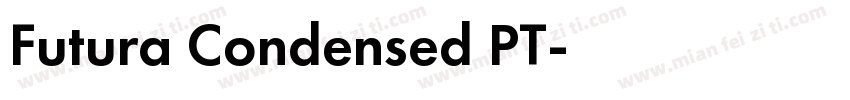 Futura Condensed PT字体转换